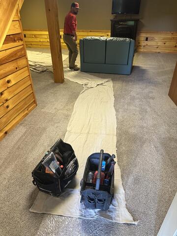 Radon Mitigation System installation in Murphy, NC