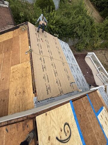 Underlayment Is Installed