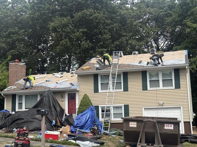 New Shingles Are Installed