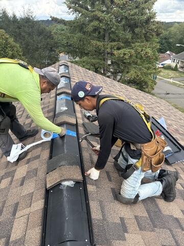Ridge Vent Is Installed