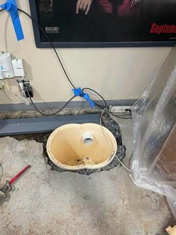 Sump Pump Installation