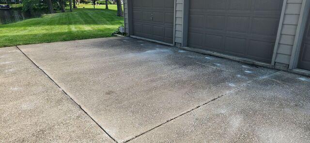 Before Driveway Repair