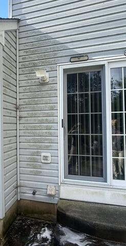Vinyl Siding and Concrete Steps