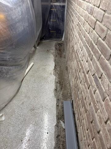 During WaterGuard Install