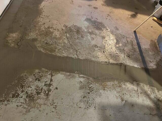 Lateral Line Installed and Concrete Restored