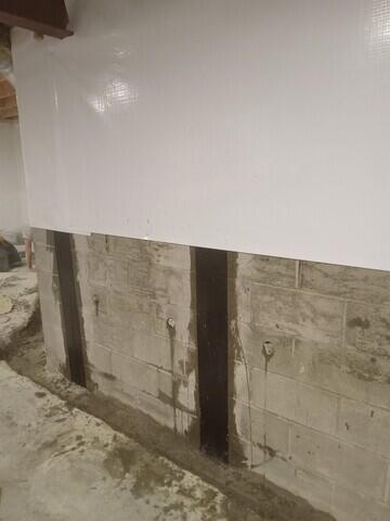 Wall membrane attached
