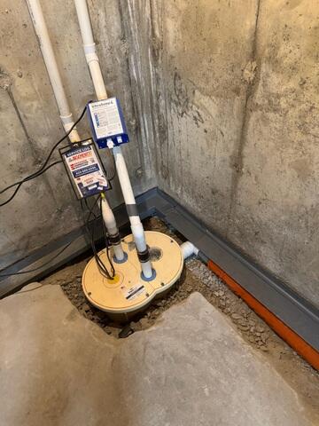 WaterGuard Connected to Sump Pump