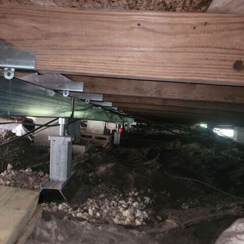 Permanent Crawl Space Stabilization