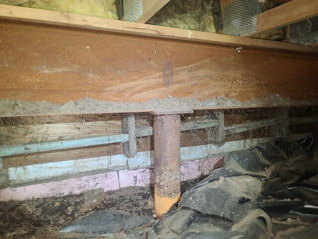 Dirty, Loose Liner (Before Our Transformation)