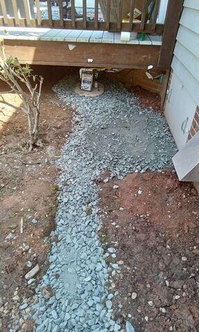 Sump Pump with Drainage Gravel Installation - High Point, NC