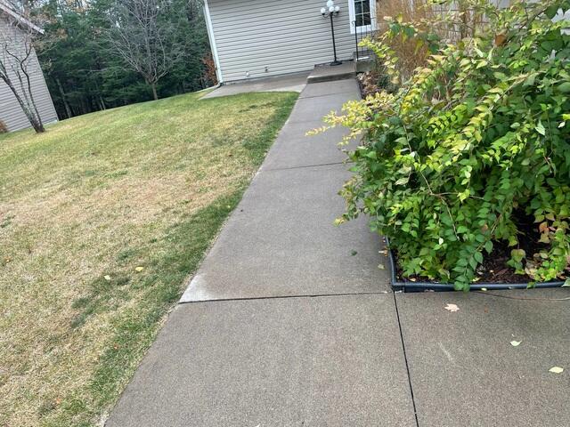 Settled and Aged Walkway