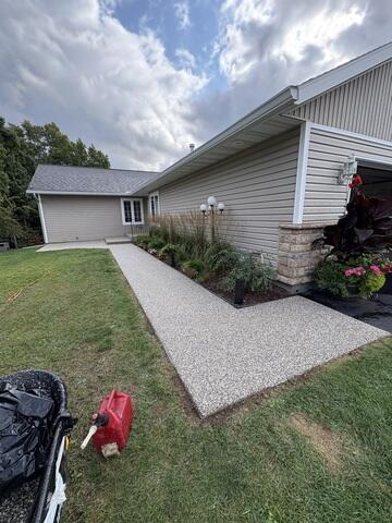 Walkway with Durastone Finish