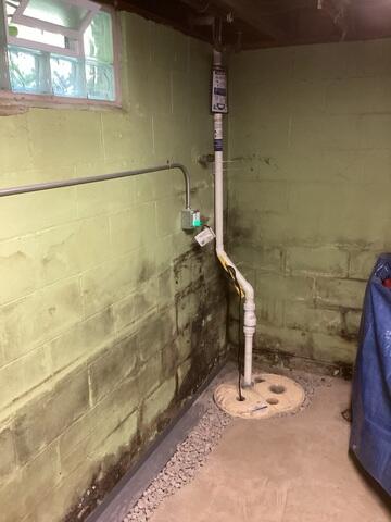 Upgraded Sump Pump Installed