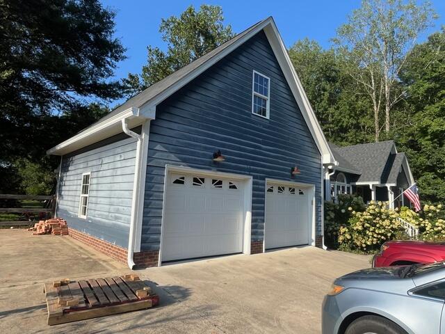 Garage after Gutter Shutter installation