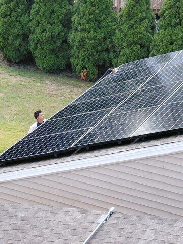 Cleaning Solar Panels
