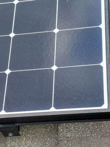 Solar Panels before cleaning