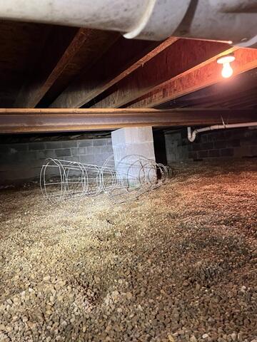 Pea Gravel Crawl Space in Brookville, OH