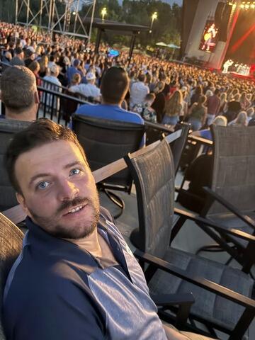 Hunter Enjoying the Goo Goo Dolls