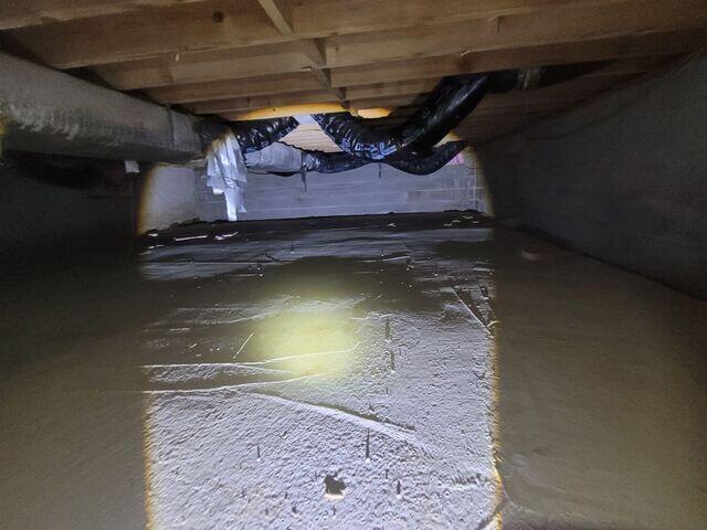 Damp Crawl Space