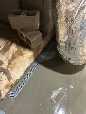 Trench Drain Install Complete