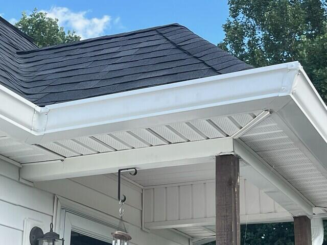 Front of home after gutter installation