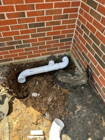 Exterior Discharge Line