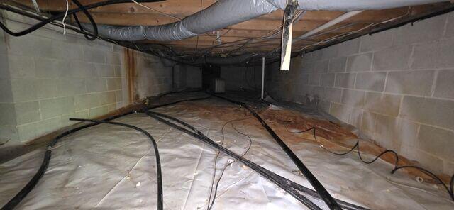 Damp Crawl Space