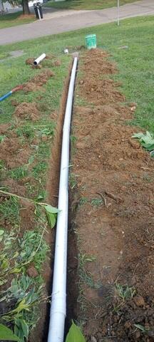 Extended Downspout