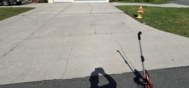 Concrete Driveway Settlement Damage