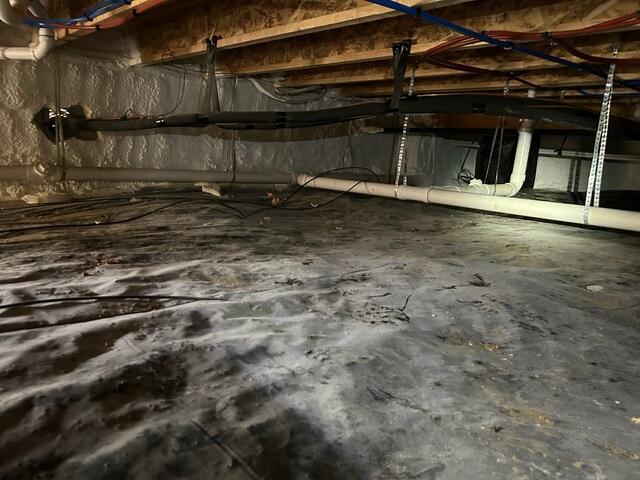 Crawl Space Before Project