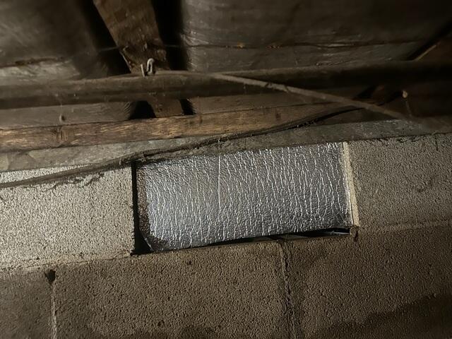 Sealing Crawl Space Vents