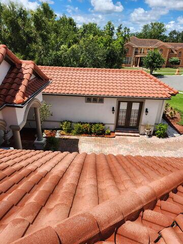Clean Tile Roof in Valrico