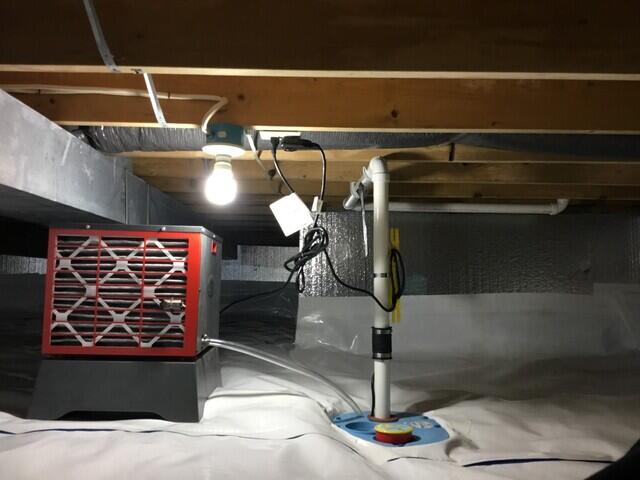 Crawl Space Dehumidifier and Sump Pump in West Milton, OH