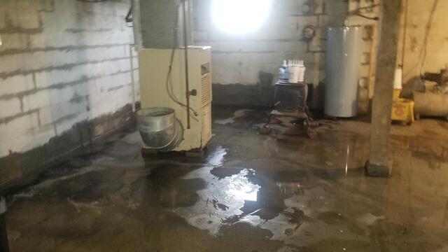 Wet Basement in New Lebanon, OH