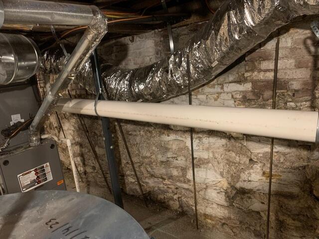 Basement Wall - Before