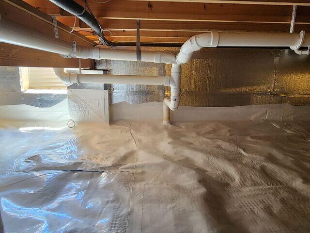 Treated Crawl Space in Waynesville, OH