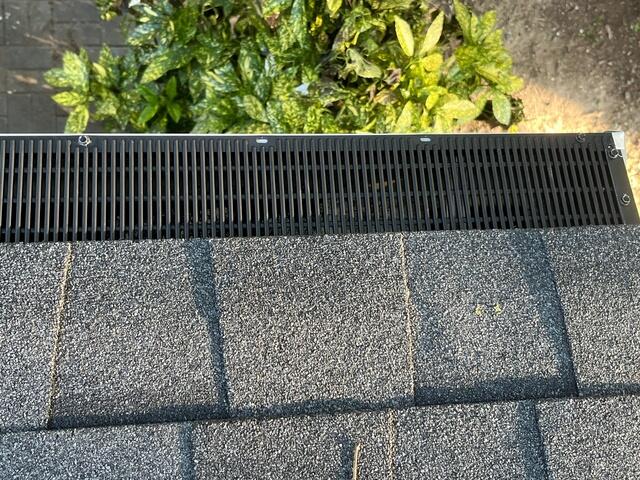 Gutters after Rain Drop installation
