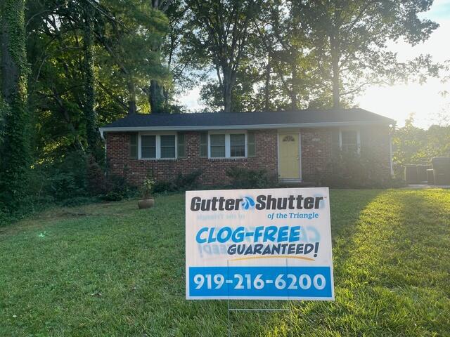 Front of home after installation