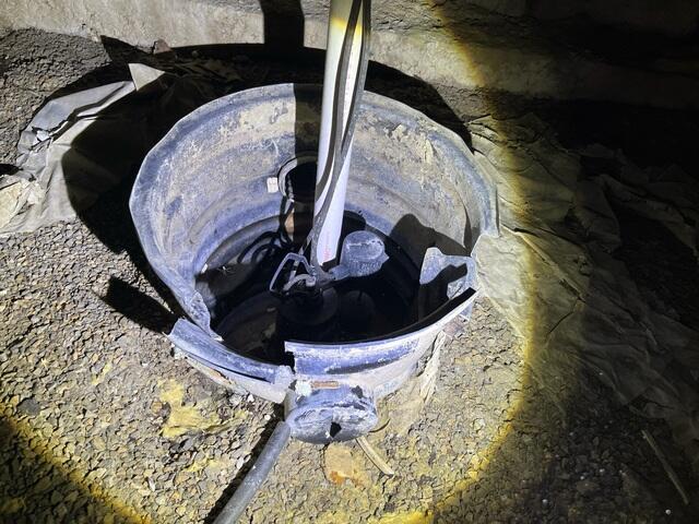 Broken Sump Pump in Versailles, OH