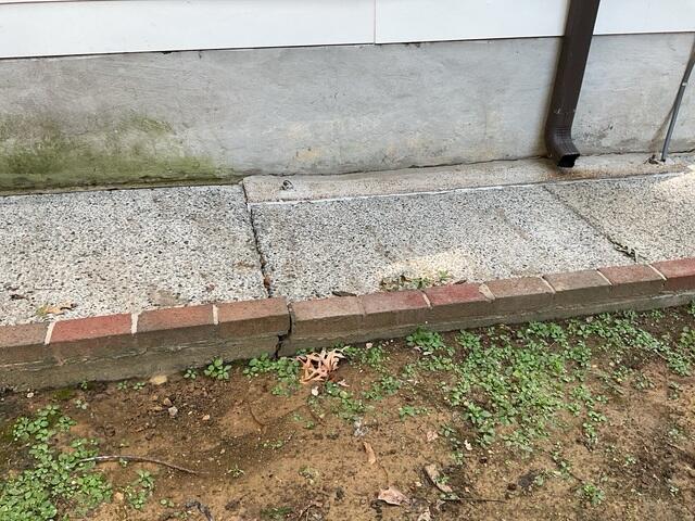 Uneven Concrete