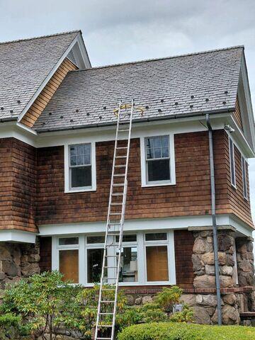 Slate Roof after treatment