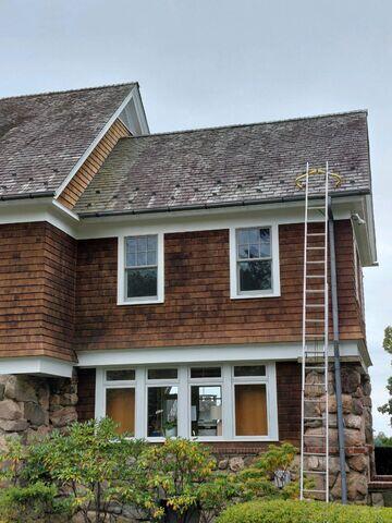 Slate Roof Before Treatment