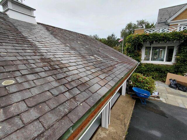 Slate Roof Before Treatment