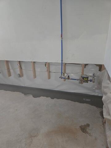 WaterGuard Drainage System Installed