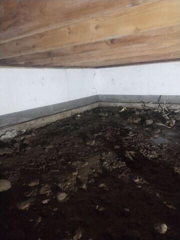 Dirt Crawl Space Before CleanSpace©