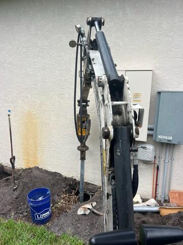 Installing Helical Piers