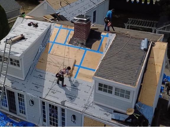 Seams Are Taped & Ice and Water Shield Is Installed