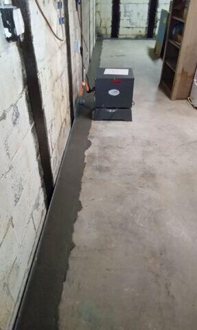 Finished WaterGuard Installation and Dehumidifier in High Point, NC