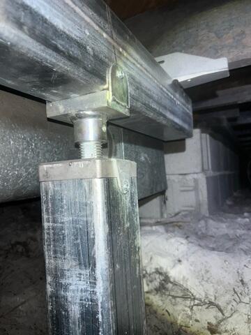 Permanent Crawl Space Stabilization Solution