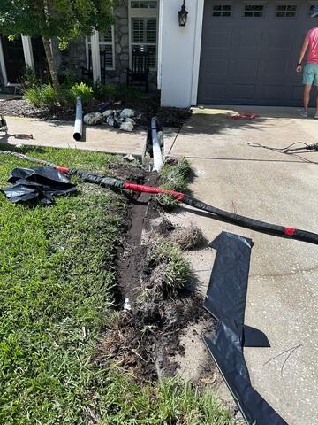 Trenching and Pipe Installation
